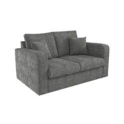Carson Deep Sit Chunky Chenille Luxury 2 Seater Double Sofa Bed -Home Luxe Studio 30788038 alt02