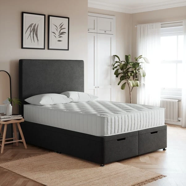 Luxury End Ottoman Bed Frame, Tweed 10 Luxury End Ottoman Bed Frame, Tweed - Image 8