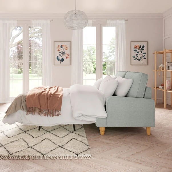 Beatrice Tonal Textured Weave 3 Seater Double Sofa Bed 14 Beatrice Tonal Textured Weave 3 Seater Double Sofa Bed - Image 12