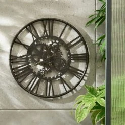 Cogs Indoor Outdoor Wall Clock 31 Cogs Indoor Outdoor Wall Clock -Home Luxe Studio 30793741