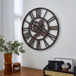 Cogs Indoor Outdoor Wall Clock 25 Cogs Indoor Outdoor Wall Clock -Home Luxe Studio 30793743 alt01