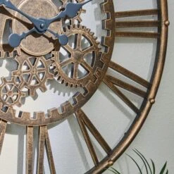 Cogs Indoor Outdoor Wall Clock 26 Cogs Indoor Outdoor Wall Clock -Home Luxe Studio 30793743 alt02