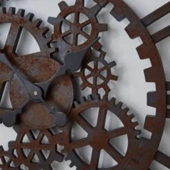 Cogs Indoor Outdoor Wall Clock 27 Cogs Indoor Outdoor Wall Clock -Home Luxe Studio 30793743 alt03