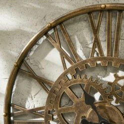 Cogs Indoor Outdoor Wall Clock 21 Cogs Indoor Outdoor Wall Clock -Home Luxe Studio 30793744 alt02
