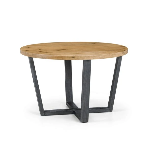 Brooklyn 4 Seater Round Dining Table With 4 Monroe Chairs, Solid Oak 4 Brooklyn 4 Seater Round Dining Table With 4 Monroe Chairs, Solid Oak - Image 2