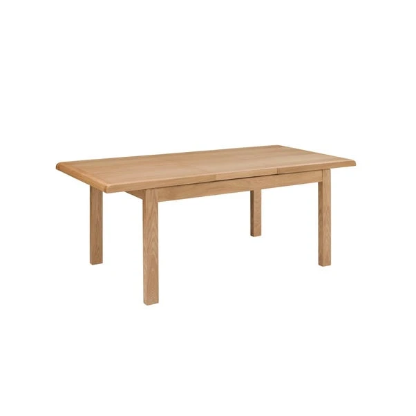 Curve 4-6 Seater Round Extendable Dining Table With 6 Chairs, Solid Oak 4 Curve 4-6 Seater Round Extendable Dining Table With 6 Chairs, Solid Oak - Image 2