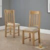 Hereford Set Of 2 Dining Chairs, Taupe Faux Linen 1 Hereford Set Of 2 Dining Chairs, Taupe Faux Linen -Home Luxe Studio 30794264