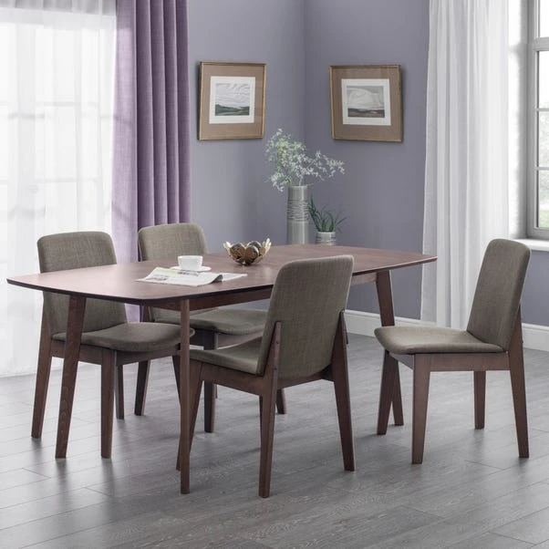 Kensington 4-6 Seater Rectangular Extendable Dining Table With 4 Chairs, Beech Wood 4 Kensington 4-6 Seater Rectangular Extendable Dining Table With 4 Chairs, Beech Wood - Image 2