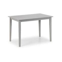 Kobe 4 Seater Rectangular Small Dining Table With 4 Chairs, Grey -Home Luxe Studio 30794285 alt02