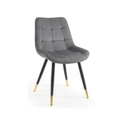 Montero 4 Seater Round Glass Top Dining Table With 4 Hadid Chairs -Home Luxe Studio 30794321 alt03