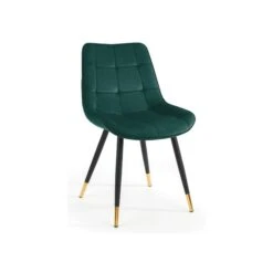 Montero 4 Seater Round Glass Top Dining Table With 4 Hadid Chairs -Home Luxe Studio 30794322 alt03