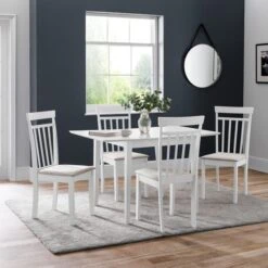 Rufford 4-6 Seater Square Extendable Dining Table -Home Luxe Studio 30794354