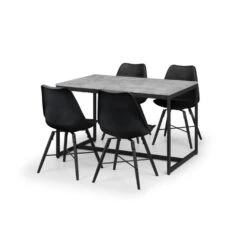 Staten 4 Seater Rectangular Dining Table With 4 Kari Chairs 15 Staten 4 Seater Rectangular Dining Table With 4 Kari Chairs -Home Luxe Studio 30794367 alt01