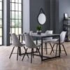 Staten 4 Seater Rectangular Dining Table With 4 Kari Chairs 1 Staten 4 Seater Rectangular Dining Table With 4 Kari Chairs -Home Luxe Studio 30794369