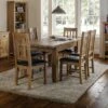 Astoria 4-6 Seater Rectangular Extendable Dining Table, Solid Oak 1 Astoria 4-6 Seater Rectangular Extendable Dining Table, Solid Oak -Home Luxe Studio 30794571