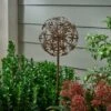Metal Allium Flower Stake 1 Metal Allium Flower Stake -Home Luxe Studio 30795297