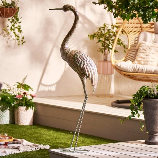 Metal Heron Decor 3 Metal Heron Decor