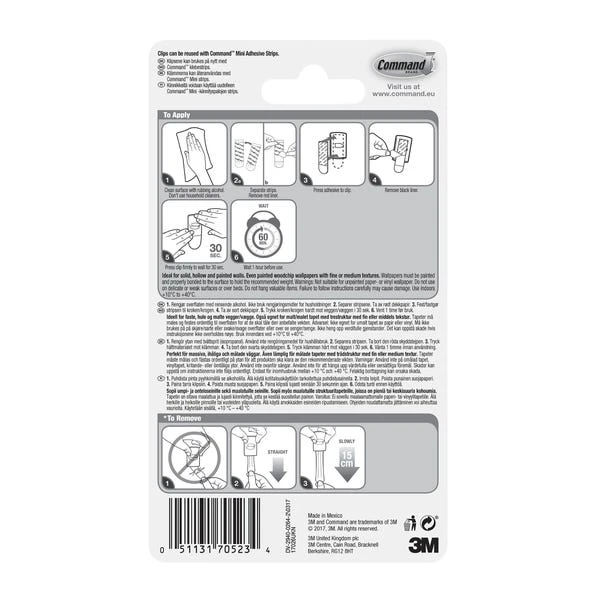 Command White Decorating Clips 4 Command White Decorating Clips - Image 2