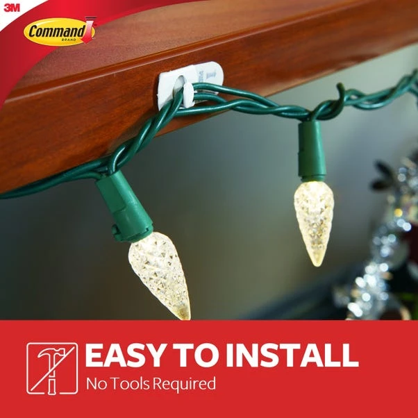 Command White Decorating Clips 10 Command White Decorating Clips - Image 8