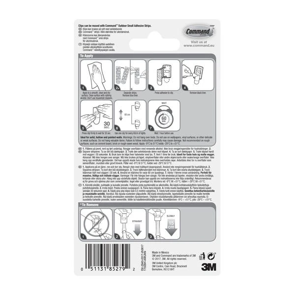 Command Outdoor Decorating Clips 4 Command Outdoor Decorating Clips - Image 2