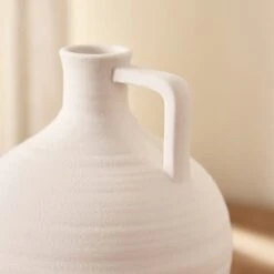 Round Ceramic Handled Vase -Home Luxe Studio 30796396 alt01