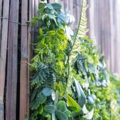 Artificial Mixed Grass Flower Wall Panel 8 Artificial Mixed Grass Flower Wall Panel -Home Luxe Studio 30797229 alt02