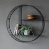 Marlo Round Metal Wall Storage Unit 2 Marlo Round Metal Wall Storage Unit -Home Luxe Studio 30797775