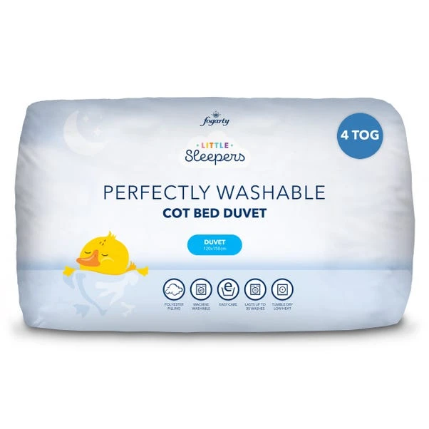 Fogarty Little Sleepers Perfectly Washable 4 Tog Summer Cot Bed Duvet 7 Fogarty Little Sleepers Perfectly Washable 4 Tog Summer Cot Bed Duvet - Image 5