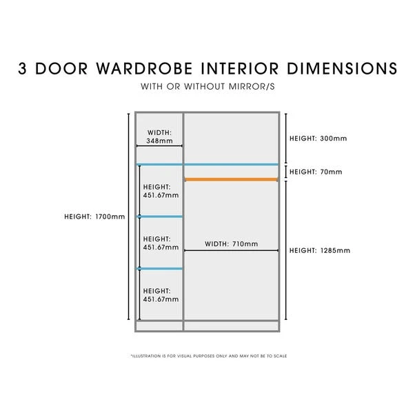 Legato Triple Wardrobe 4 Legato Triple Wardrobe - Image 2
