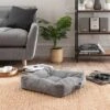 Jenson Stitched Floor Cushion Charcoal 2 Jenson Stitched Floor Cushion Charcoal -Home Luxe Studio 30799692