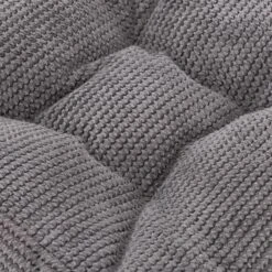 Jenson Stitched Floor Cushion Charcoal 12 Jenson Stitched Floor Cushion Charcoal -Home Luxe Studio 30799692 alt04