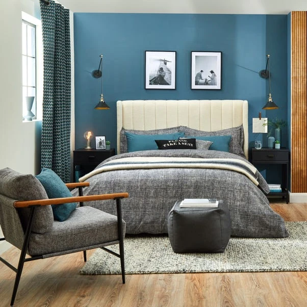 Alara Pleated Teddy Fabric Bed Frame 17 Alara Pleated Teddy Fabric Bed Frame - Image 15