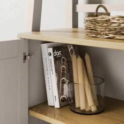Olney Storage Ladder Shelf 38 Olney Storage Ladder Shelf -Home Luxe Studio 30800770 alt02