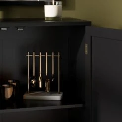 Franco Small Cabinet, Black 13 Franco Small Cabinet, Black -Home Luxe Studio 30801911 alt03