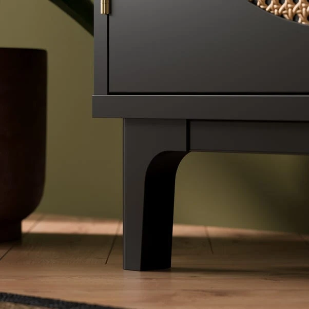 Franco Small Cabinet, Black 7 Franco Small Cabinet, Black - Image 5