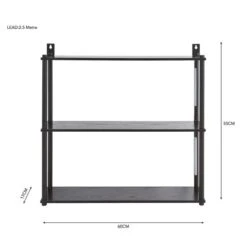 Cole Wall Unit With LED Lights Black 13 Cole Wall Unit With LED Lights Black -Home Luxe Studio 30802417 alt05