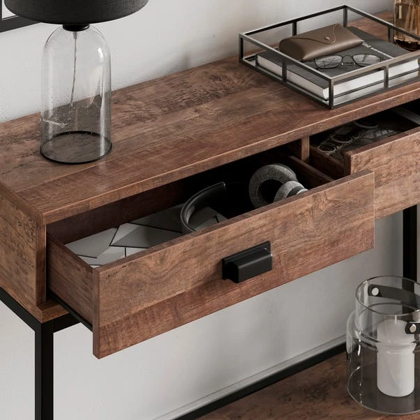 Fulton Console Table Pine 4 Fulton Console Table Pine - Image 2