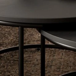 Fulton Coffee Nest Of Tables, Black 11 Fulton Coffee Nest Of Tables, Black -Home Luxe Studio 30803124 alt04