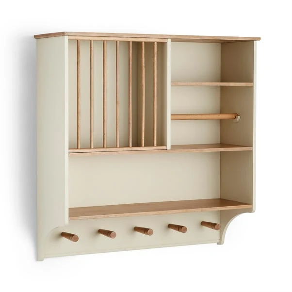 Churchgate Kitchen Wall Storage Unit With Plate Rack And Kitchen Roll Holder 5 Churchgate Kitchen Wall Storage Unit With Plate Rack And Kitchen Roll Holder - Image 3