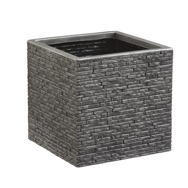 Large 38cm Square Slate Planter 4 Large 38cm Square Slate Planter - Image 2