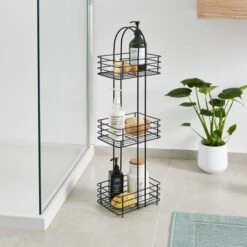 3 Tier Wire Storage Caddy 12 3 Tier Wire Storage Caddy -Home Luxe Studio 30807044