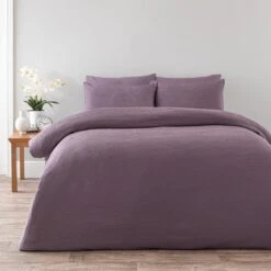 Alford Textured Duvet Cover And Pillowcase Set