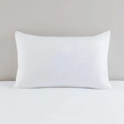 Croston Waffle White Duvet Cover And Pillowcase Set 25 Croston Waffle White Duvet Cover And Pillowcase Set -Home Luxe Studio 30807785 alt03