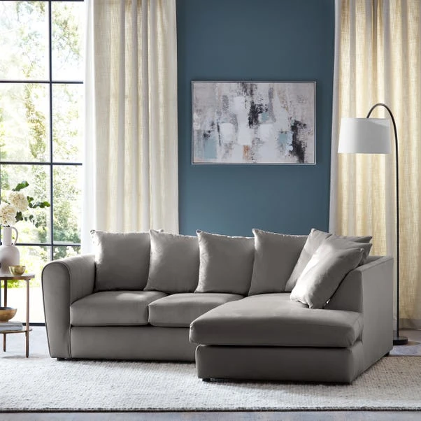 Blake Opulent Velvet Curved Quilted Arm Corner Sofa 5 Blake Opulent Velvet Curved Quilted Arm Corner Sofa - Image 3