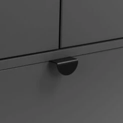 Chloe Double 1 Drawer Wardrobe, Grey 14 Chloe Double 1 Drawer Wardrobe, Grey -Home Luxe Studio 30809992 alt05