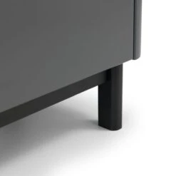 Chloe 2 Drawer Bedside Table, Grey -Home Luxe Studio 30809993 alt04