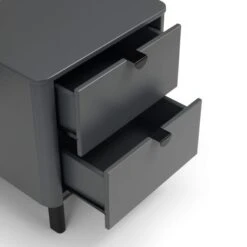 Chloe 2 Drawer Bedside Table, Grey -Home Luxe Studio 30809993 alt05