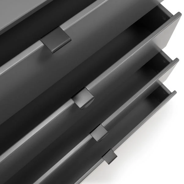 Chloe 4 Drawer Chest, Grey 10 Chloe 4 Drawer Chest, Grey - Image 8