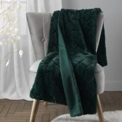 Catherine Lansfield Cosy Diamond 130cm X 170cm Throw