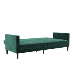 Liam Velvet Clic Clac Green Double Sofa Bed 10 Liam Velvet Clic Clac Green Double Sofa Bed -Home Luxe Studio 30812131 alt03